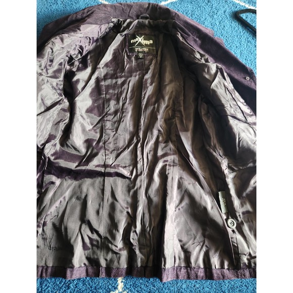 Wilsons Maxima Womens Leather Plum Jacket M - Picture 8 of 8